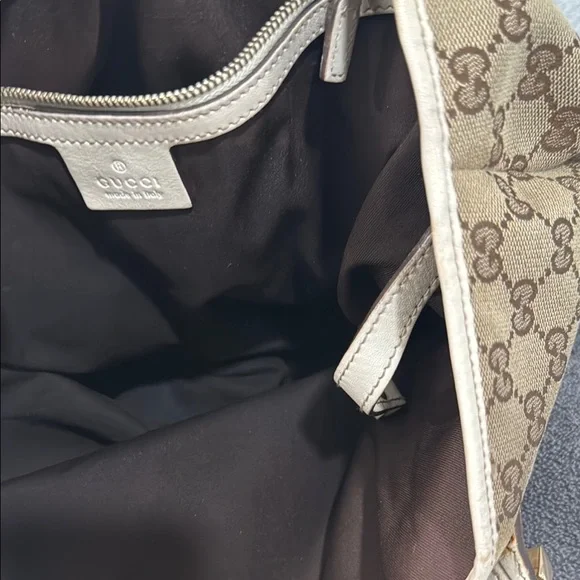 Gucci Brown and Cream Tote Bag - Picture 10 of 10